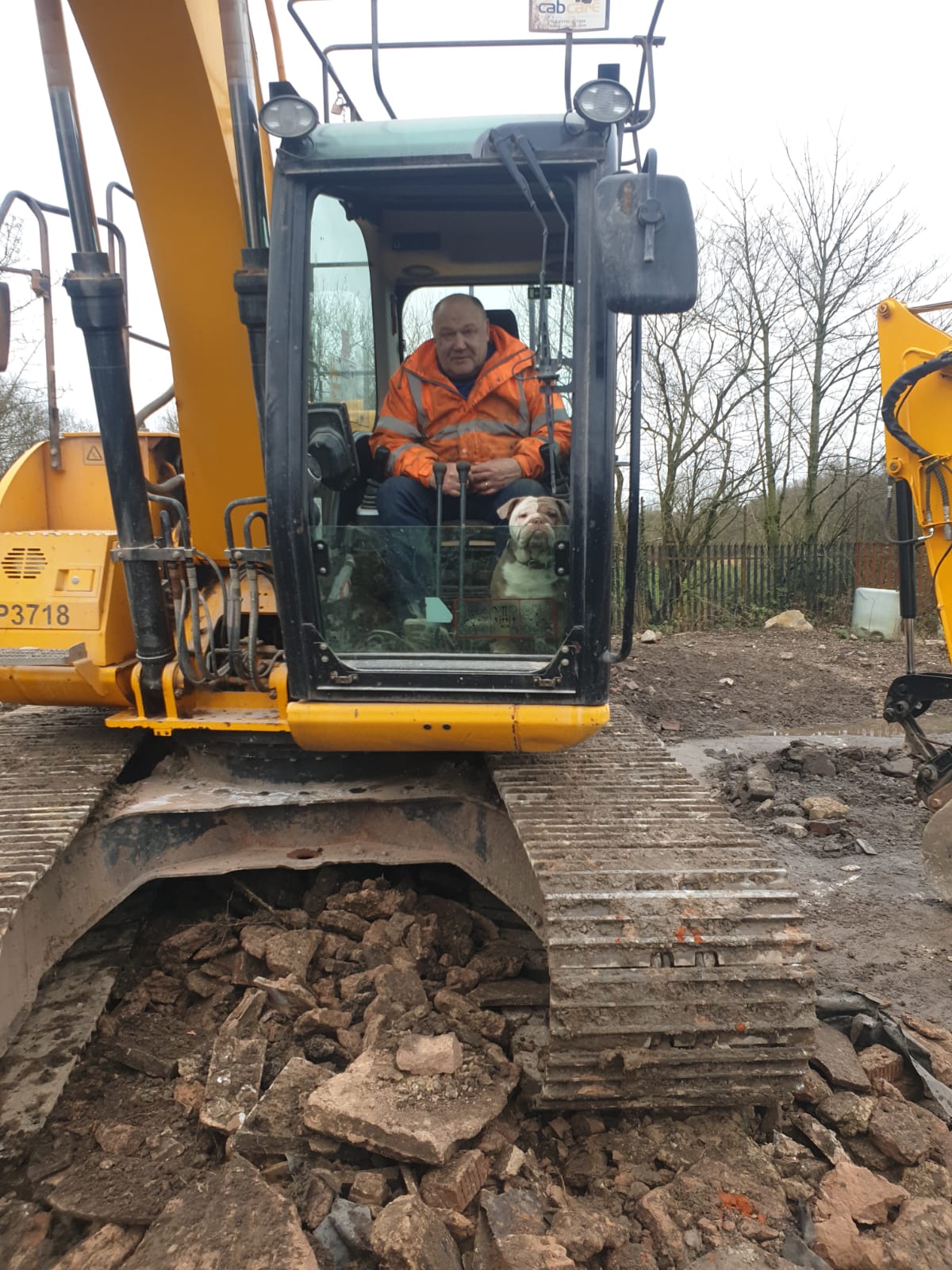 Hargreaves Haulage grab lorry in Chorley Lancashire
